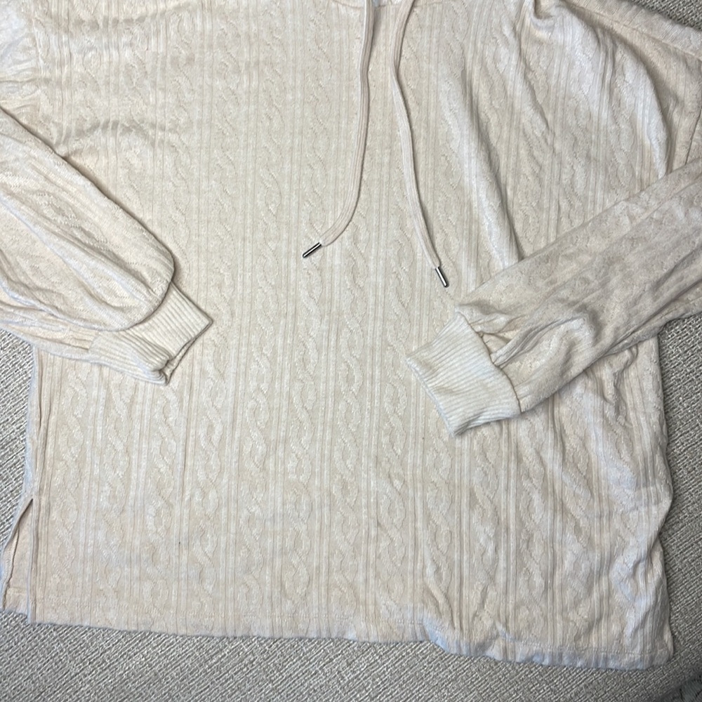 Cream P.J. Salvage Hoodie and Sweatpants Set - Picture 4 of 8
